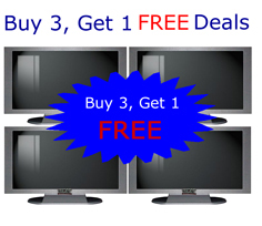 Buy 3, Get 1 FREE Prop TV and TV Prop packages are perfect for Home Stagers for home staging props, Realtors, Interior Designers, Furniture Store, Apartment Models, Furniture Manufacturers, and Home Builders. Save 25% and Save on Shipping!
